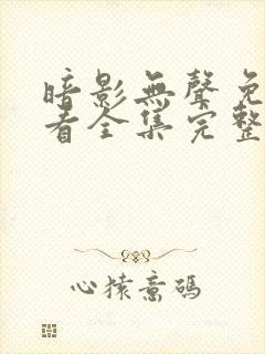 暗影无声免费观看全集完整版