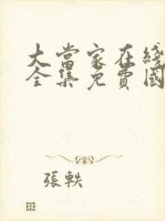 大当家在线观看全集免费国语高清