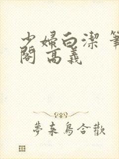 少妇白洁 笔趣阁 高义