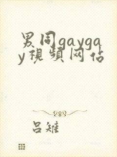 男同gaygay视频网站封面