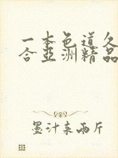 一本色道久久综合亚洲精品亚洲欧美