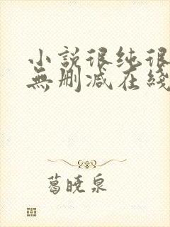 小说很纯很暧昧无删减在线阅读