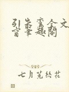 引朱鸾全文无弹窗笔趣阁