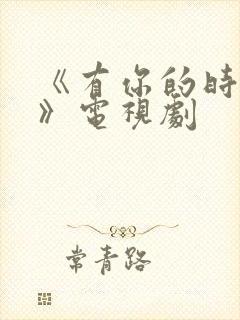 《有你的时光里》电视剧