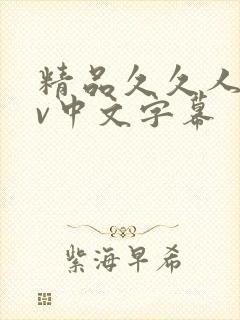 精品久久人妻av中文字幕