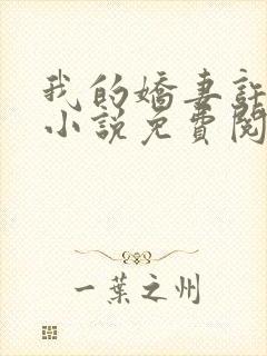 我的娇妻许天承小说免费阅读无弹窗