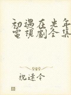 初遇在光年之外电视剧全集免费观看