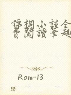 锦桐小说全文免费阅读笔趣阁