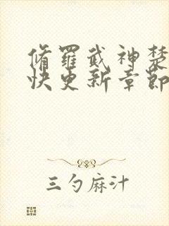 修罗武神楚枫最快更新章节