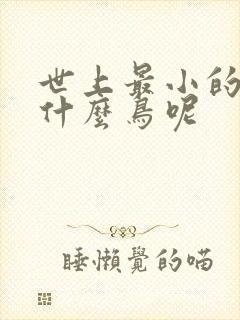 世上最小的鸟是什么鸟呢