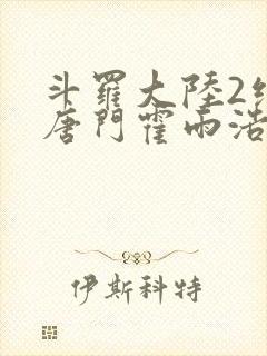 斗罗大陆2绝世唐门霍雨浩武魂