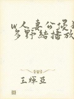 w人妻公侵犯波多野结播放封面