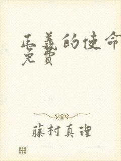 正义的使命全文免费封面