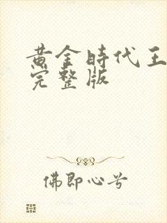 黄金时代王小波完整版封面