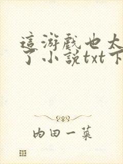 这游戏也太真实了小说txt下载