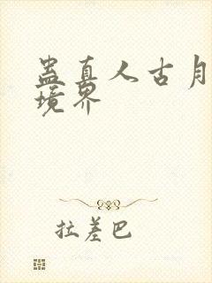 蛊真人古月方源境界封面