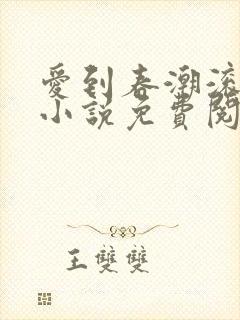 爱到春潮滚滚来小说免费阅读