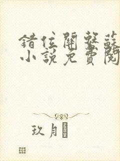 错位关系苏玛丽小说免费阅读