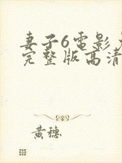 妻子6电影免费完整版高清电视剧封面