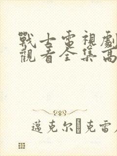 战士电视剧免费观看全集高清