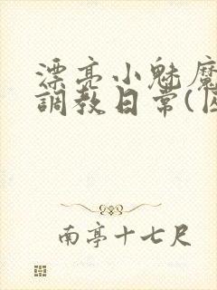 漂亮小魅魔的被调教日常(囚禁1v2)封面