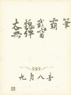 大魏武霸笔趣阁无弹窗封面