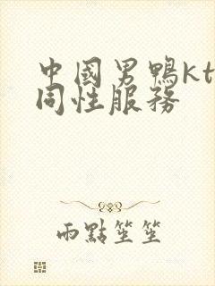 中国男鸭ktv同性服务封面