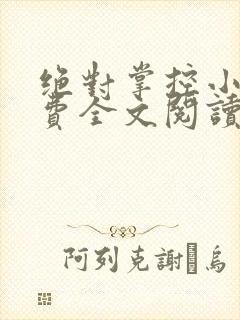 绝对掌控小说免费全文阅读笔趣阁