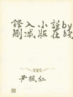 锋入小说by未删减版在线阅读免费