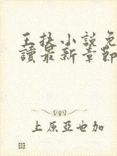 王扶小说免费阅读最新章节无弹窗