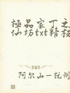 极品家丁之玉德仙坊txt精校版封面