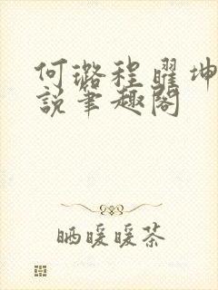 何璐程曜坤的小说笔趣阁