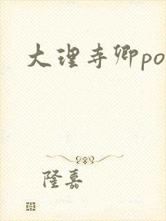 大理寺卿po封面