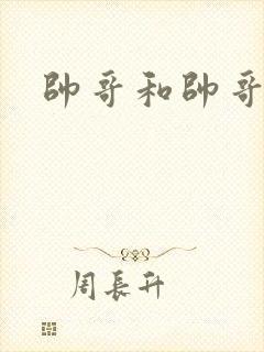 帅哥和帅哥互操