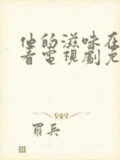 他的滋味在线观看电视剧免费高清完整韩剧