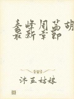 秦峰周茜胡佳云最新章节