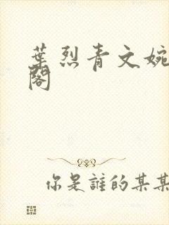 叶烈青文婉笔趣阁