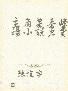 主角是秦峰的官场小说免费阅读