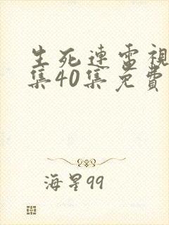 生死连电视剧全集40集免费观看高清