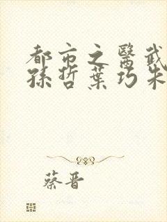 都市之医武风流孙哲叶巧朱颜笔趣阁