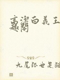 高洁白义王申笔趣阁封面