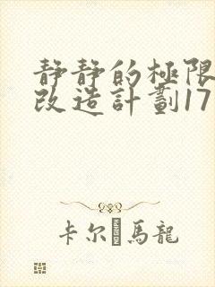 静静的极限自我改造计划17