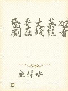 飞哥大英雄电视剧在线观看高清