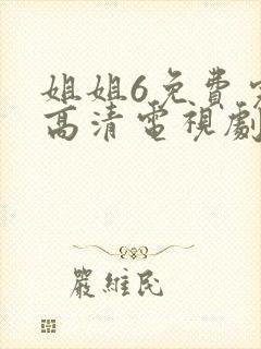 姐姐6免费完整高清电视剧看封面