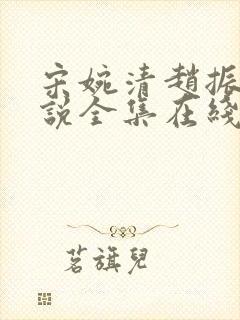 宋婉清赵振国小说全集在线阅读