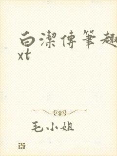 白洁传笔趣阁txt