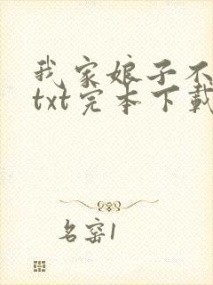 我家娘子不对劲txt完本下载