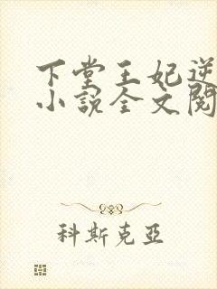 下堂王妃逆袭记小说全文阅读