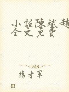 小说陈斌赵心媚全文免费