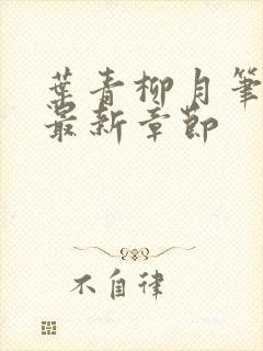 叶青柳月笔趣阁最新章节